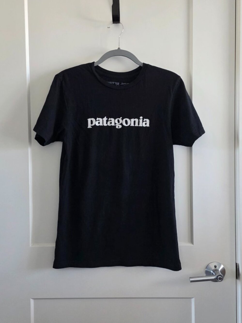 Black Patagonia Organic Cotton T-Shirt